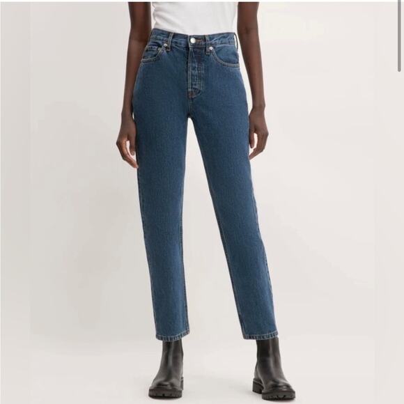 Everlane 90’s Cheeky Women's Blue Jeans size 25 ankle - Picture 1 of 10